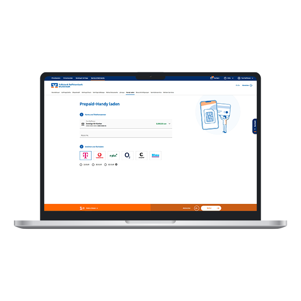 Ansicht im OnlineBanking