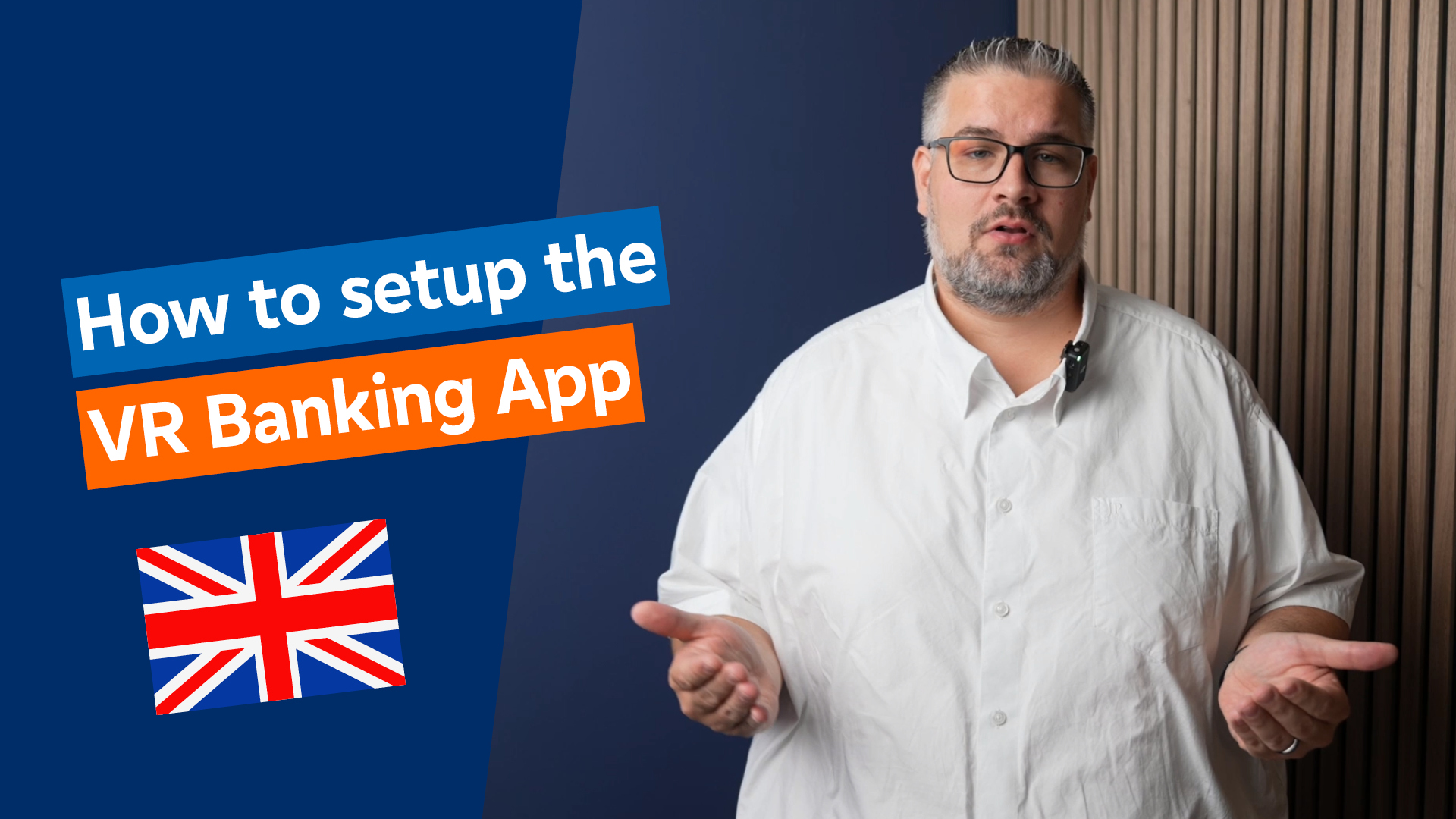 How to setup the VR Banking App - Click to play Video