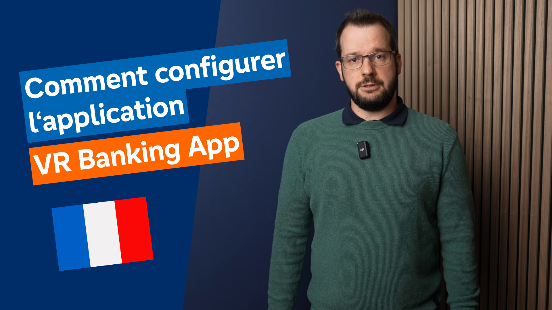 Comment configurer l´application VR Banking App - Cliquez pour lire la vidéo