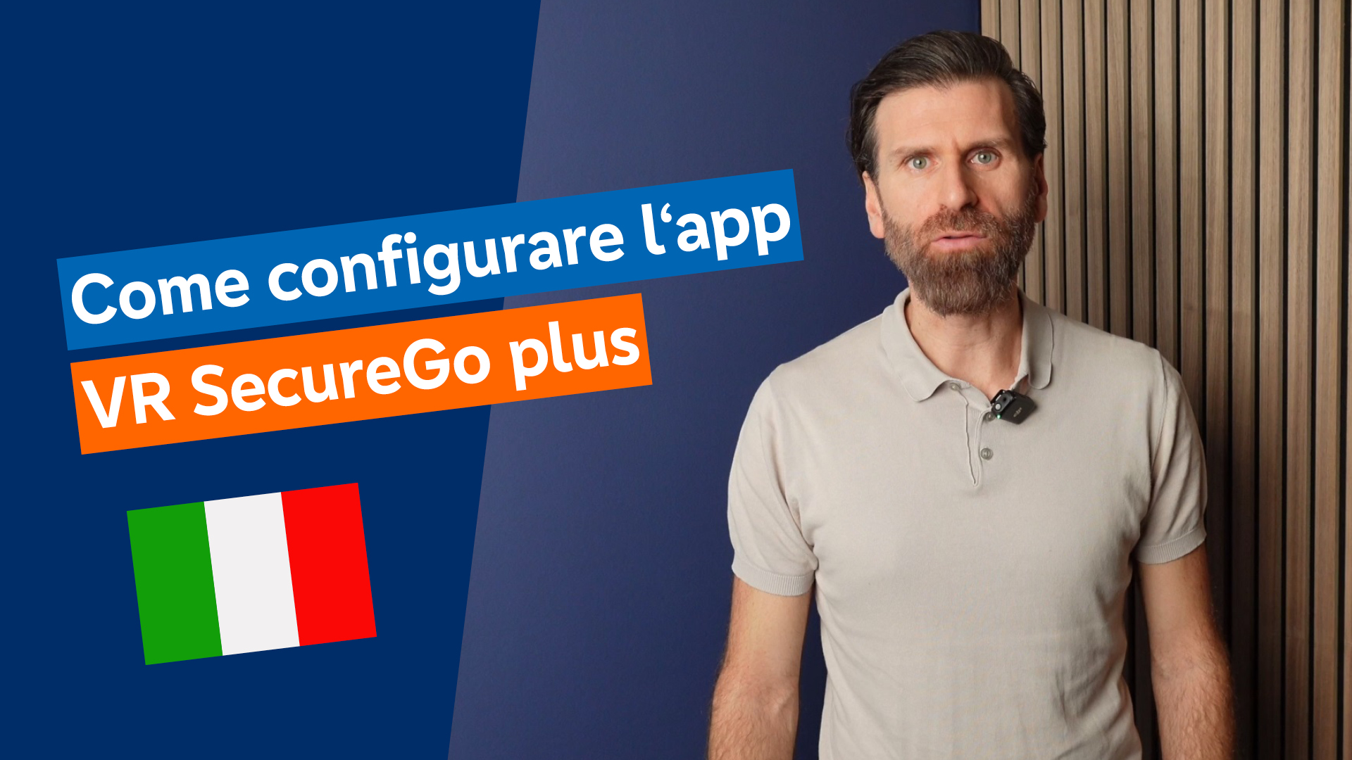 Come configurare l´app VR SecureGo plus App - Fare clic per riprodurre il video
