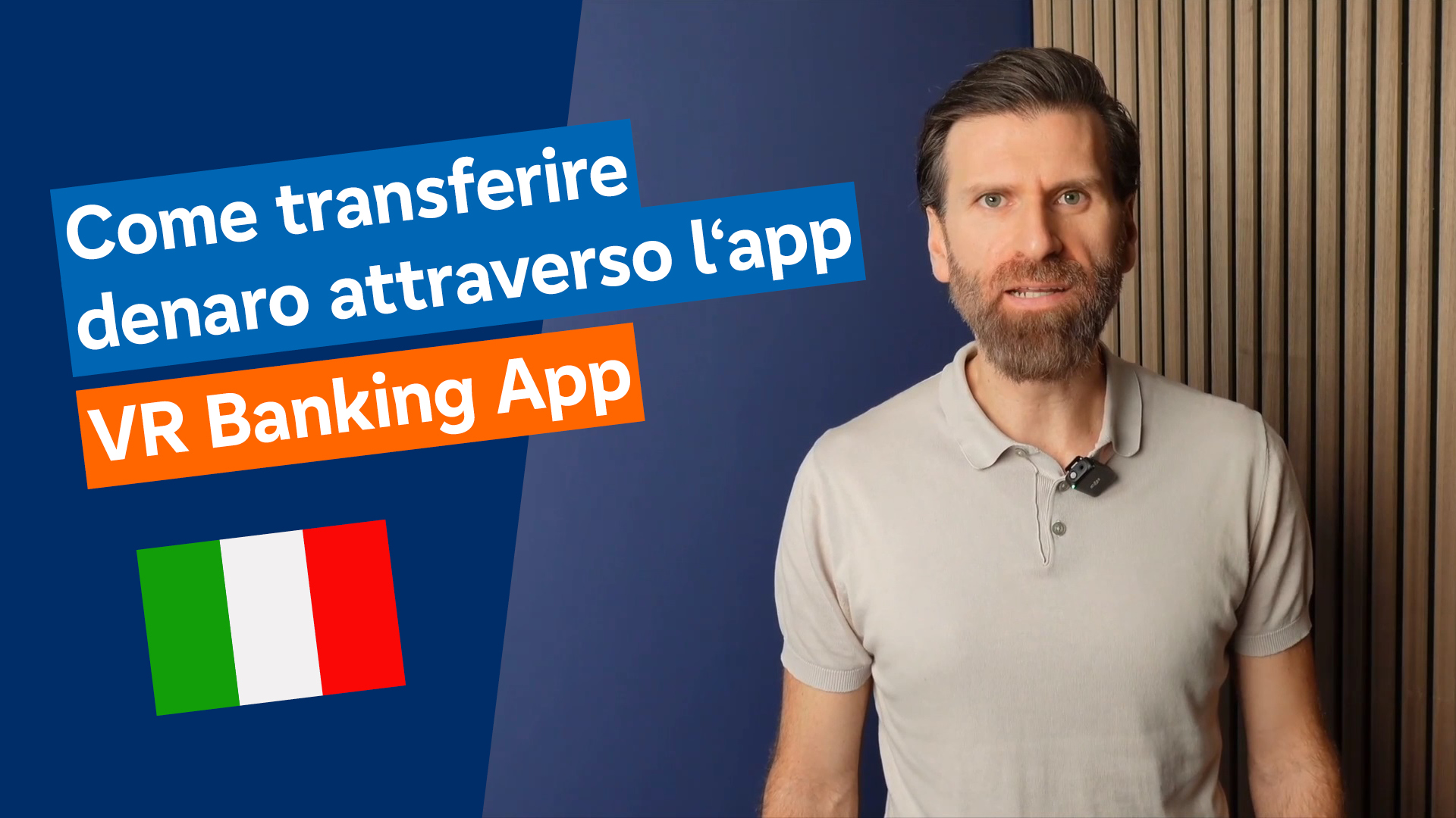 Come trasferire denaro attraverso l´app VR Banking App - Fare clic per riprodurre il video