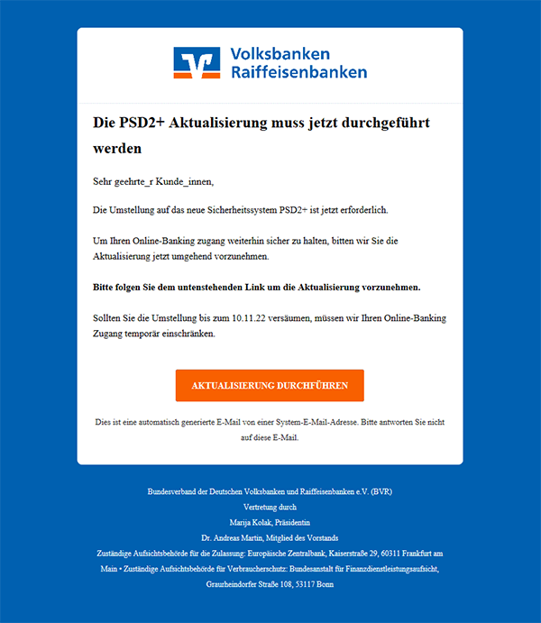 Phishing-Warnungen