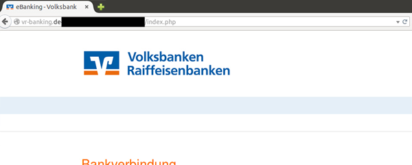 Phishing-Mail Online-Zugriff gesperrt