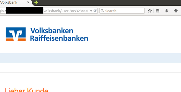 Phishing-Mail sicheres Online-Banking