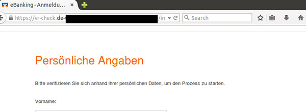 Phishing-Mail VR Mobile Check
