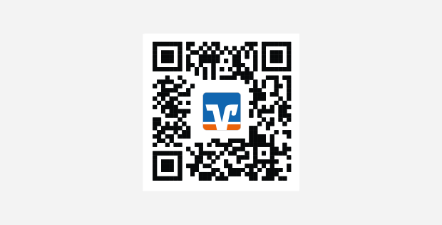 QR-Code zum Download der VR Banking App für Android und iOS