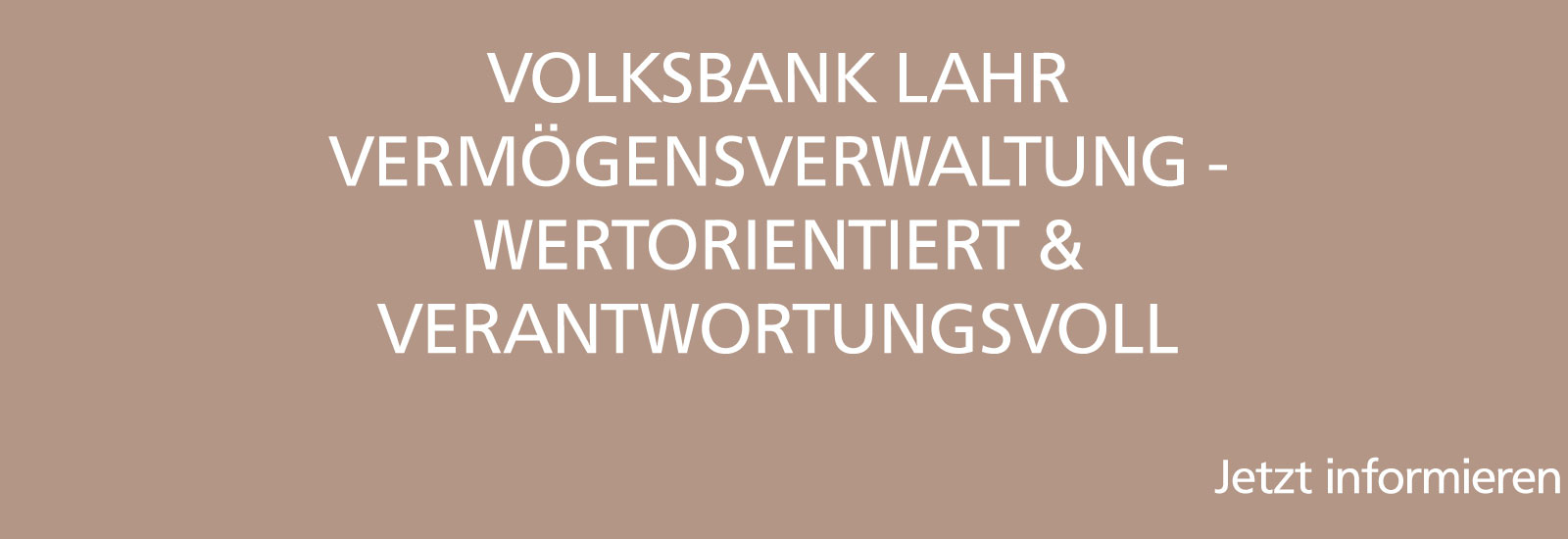 Vermögensverwaltung - wertorientiert & verantwortungsvoll