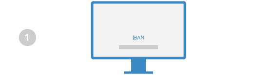 Schritt 1: IBAN eingeben