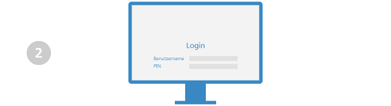 Schritt 2: Login-Daten für Ihr bisheriges Online-Banking eingeben