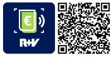 QR-Code für die App R+V-Restkredit