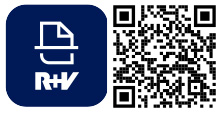 QR-Code für die R+V-Gesundheit-App