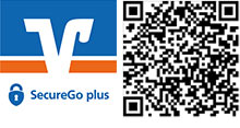 QR-Code zum Download der VR SecureGo plus App