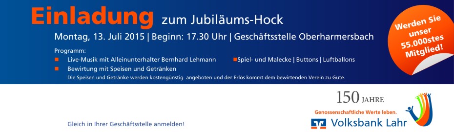 Jubiläumshock