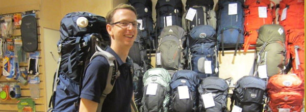 Rucksack packen