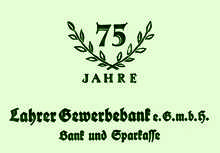 Jubiläumsanzeige
