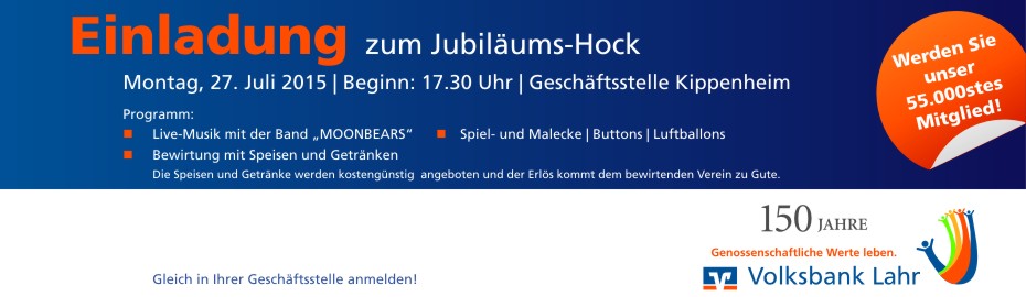 Jubiläumshock Kippenheim