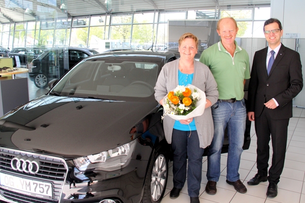 Losglück: Ein Audi A1 geht nach Oberharmersbach