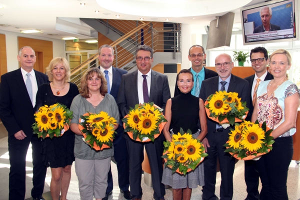 Volksbank ehrt Mitarbeiter
