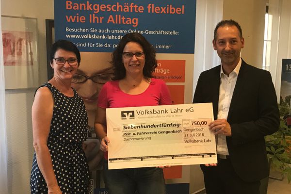 Spendenübergabe