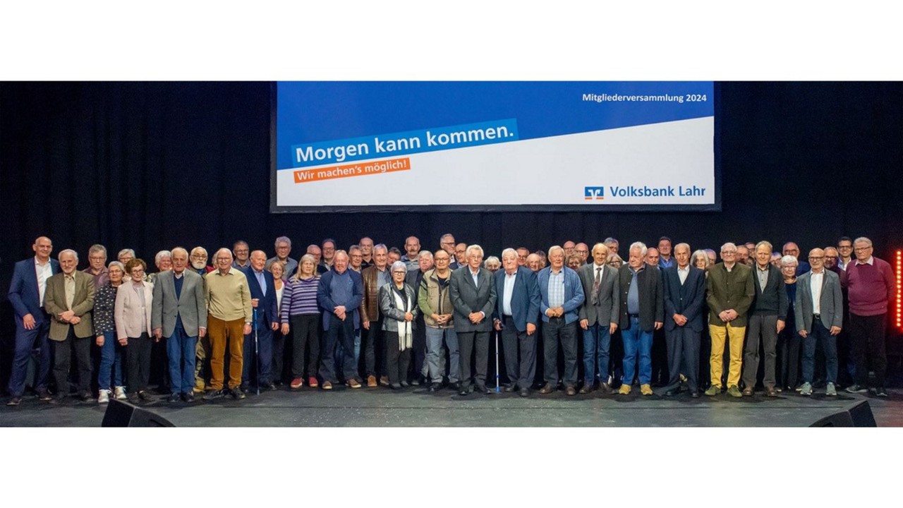 Mitgliederversammlung - Die Jubilare