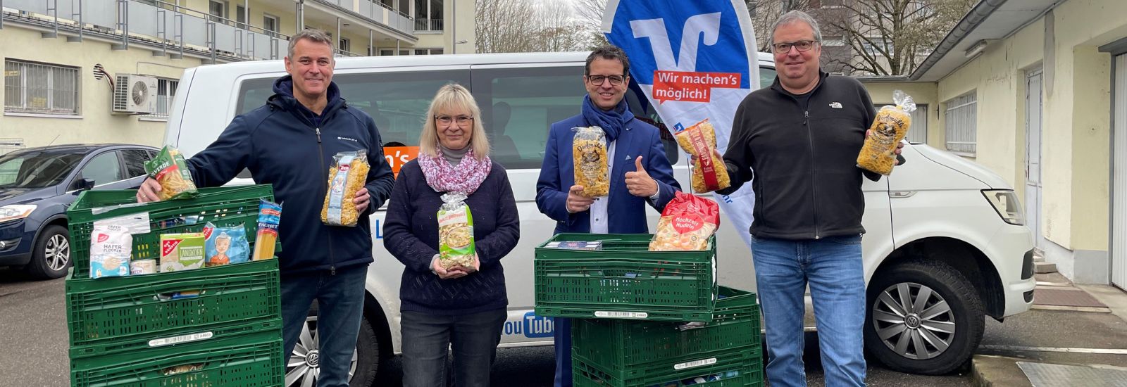 Spendenaktion für die Tafeln in der Region