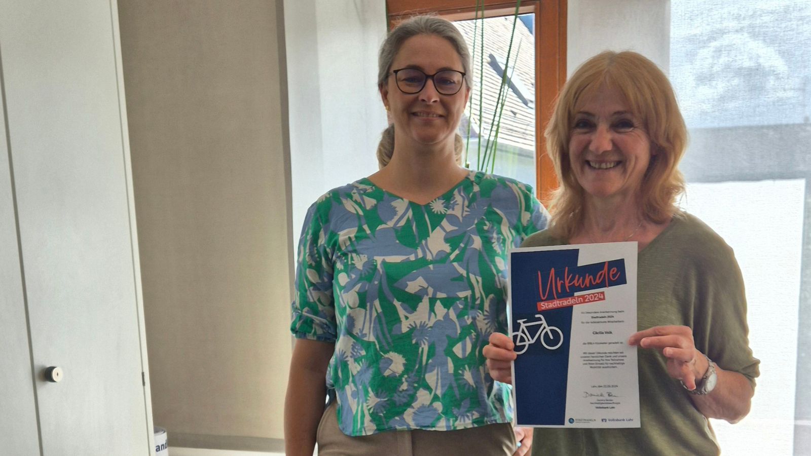 Stadtradeln: Volksbank Lahr radelt fast 8.000 Kilometer