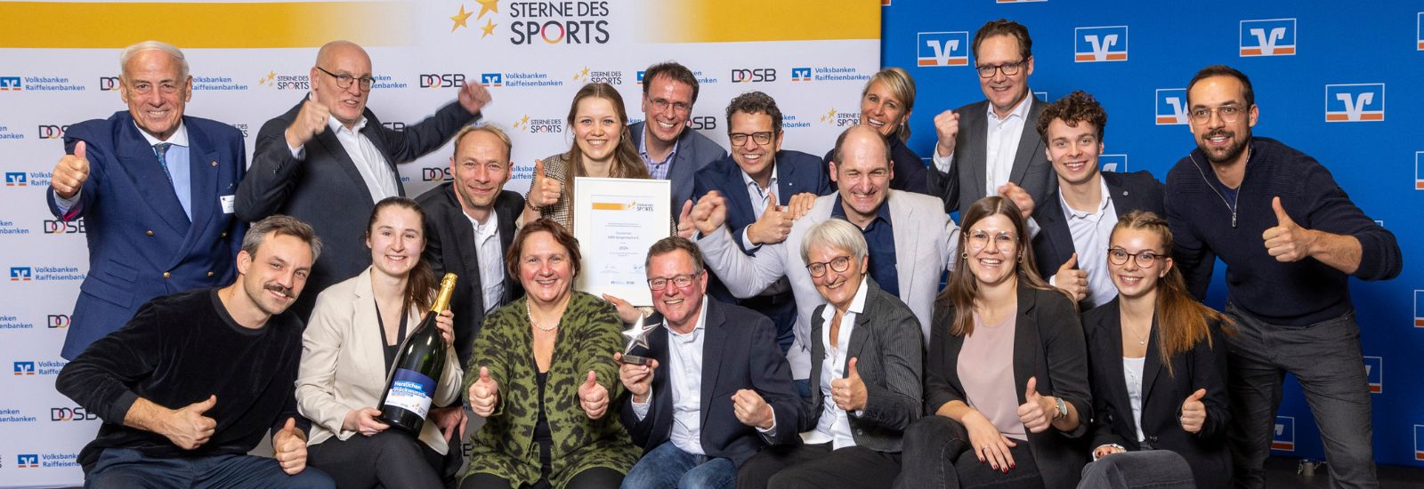 Der TV Gengenbach holt mit „Natürlich fit im Weinberg“ den Landessieg und den großen „Stern des Sports“ in Silber
