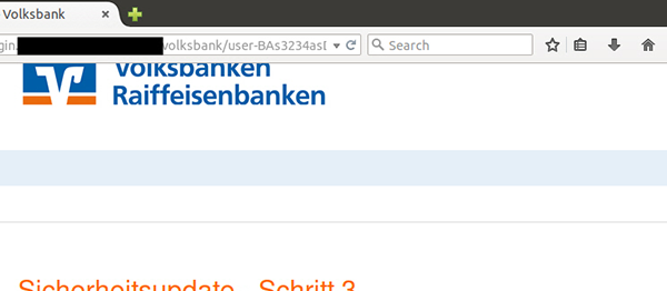 Phishing-Mail sicheres Online-Banking