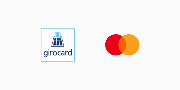girocard Debit Mastercard: girocard-Logo, Maestro-Logo