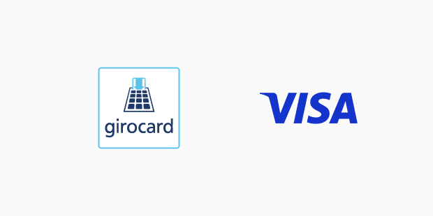 girocard Visa Debit: Akzeptanzlogos