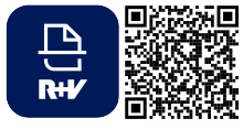 QR-Code für die R+V-Gesundheit-App